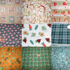 Leslie Beck, Joan Kessler, Debbie Mumm Fabrics, Apples, Cherries, Strawberries, Mixed Fruit Vegetables, Green Plaid, Teapot Fabric Prints