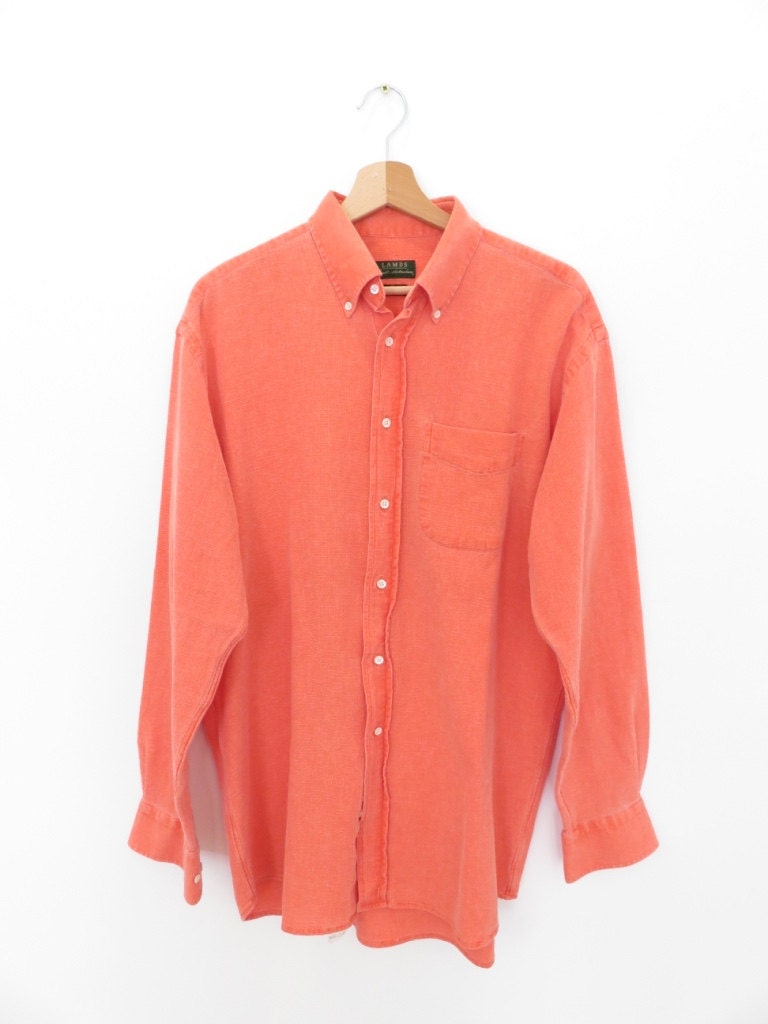AGNEAUX meilleurs shirtmakers chemise vintage 100 % coton léger orange taille 39-40, L/XL AGNEAUX meilleurs shirtmakers shirtmakers meilleurs chemise vintage 100 % coton léger orange taille 39-40, L/XL d8dc57