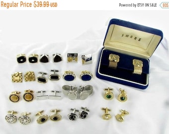 Vintage Cufflinks DANTE Cuff Links genuine Austrian Crystal Watermelon Design 1970/'s Shirt Accessory Formal Wear