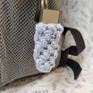 Lip Balm Keychain - Light Blue