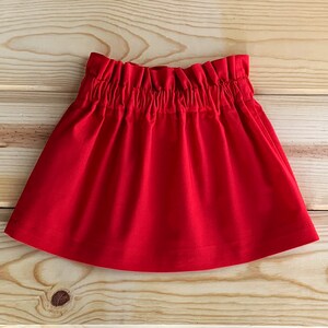 Vintage Kitten Skirt Toddler Girl Baby Outfit Skirt Girl Red Christmas Kitty Christmas Outfit 6m 12m 18m 2T 3T 4T 5 6 7 8 10 12
