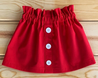 Little girls red skirt Clearance