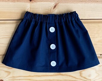 navy blue skirts for work