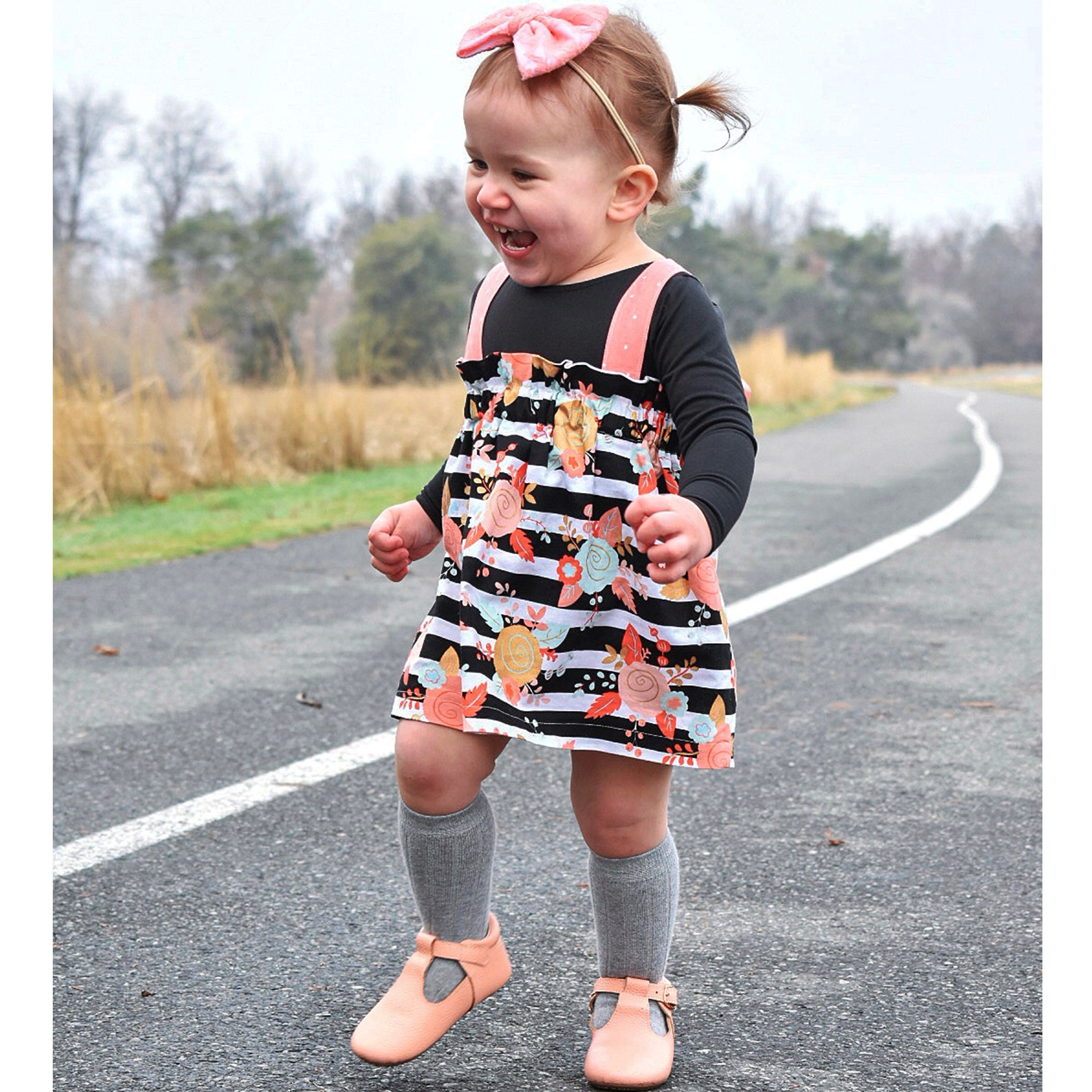 Hot Pink Suspender Skirt Suspender Dress Toddler Girl Skirt Etsy