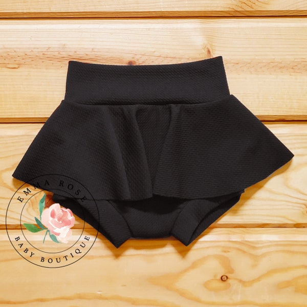 Baby Girl Black Skirt Etsy