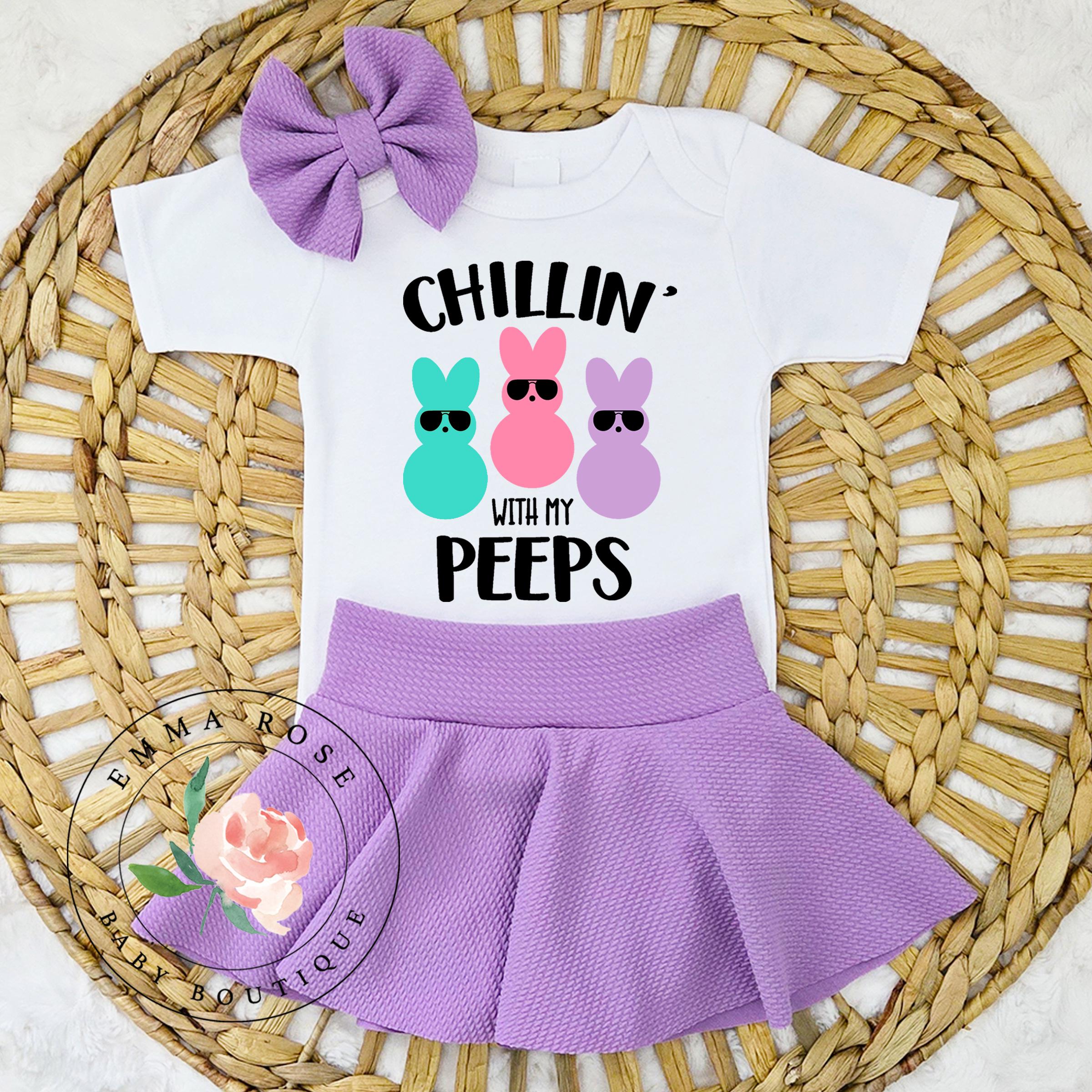 strapless open back dress Purple Bunny Garden Dress, 6-12M