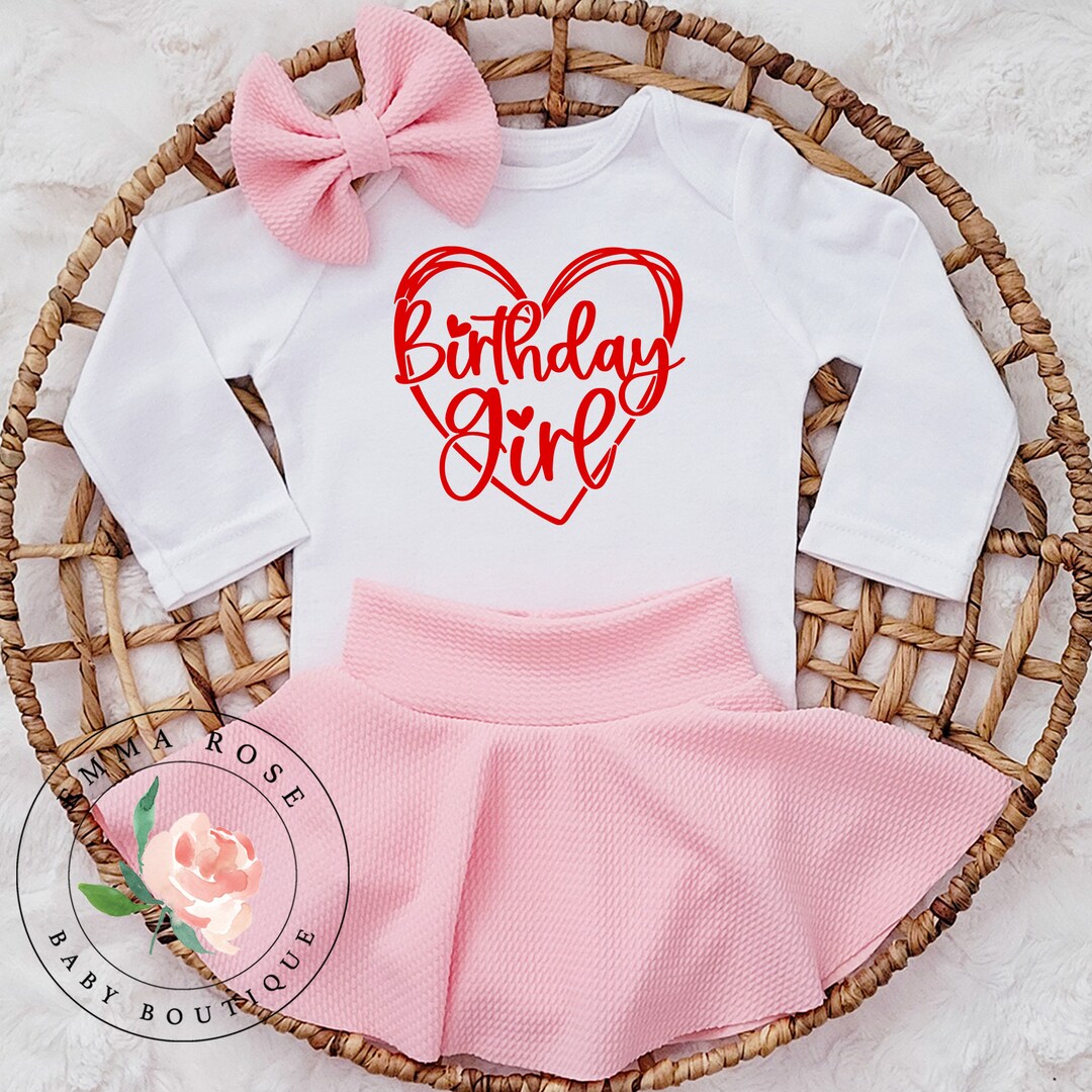Pink Toddler Party Birthday Dress Girl Valentine Day Dress