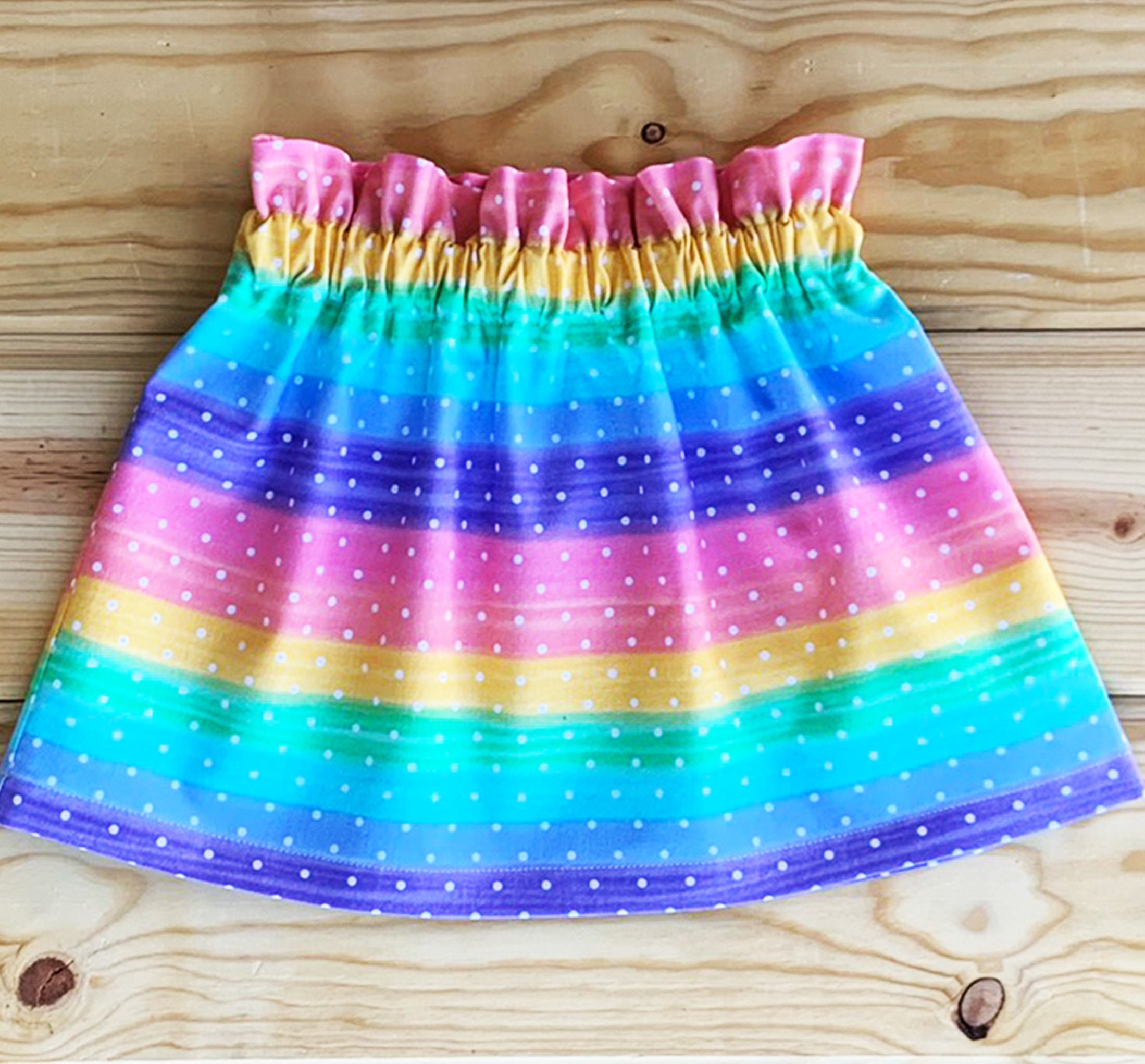 Pastel Rainbow Skirt Rainbow Dress Toddler Skirt Baby | Etsy