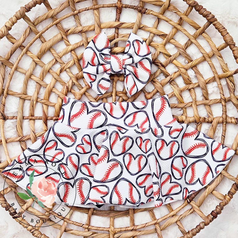 Babyhug Woven Sleeveless Party Dress With Heart Print & Bow Applique - White