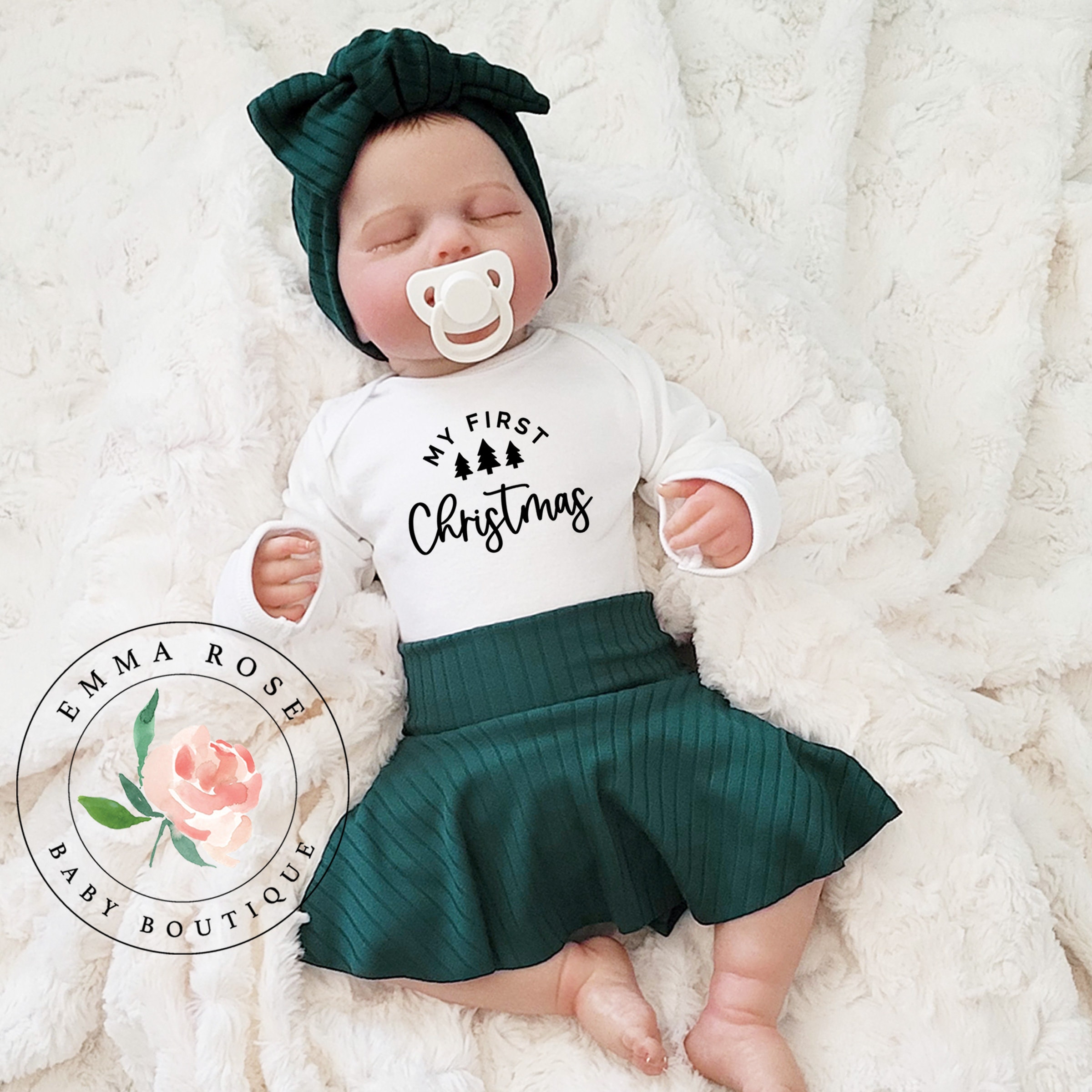 Dark Green 3 6 Month Baby Dress