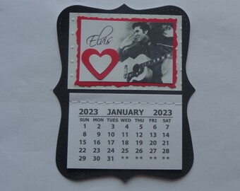 Elvis Presley with US Flag Kühlschrankmagnet Fridge Magnet 6 x 8 cm *Angebot* 