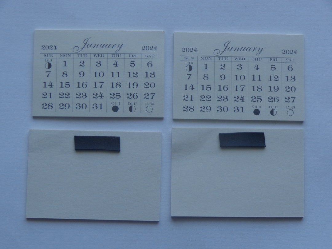 2x 2024 Quality Mini Calendar Pad Monthly Etsy 2x 2024 Quality Mini Calendar Pad Monthly Etsy