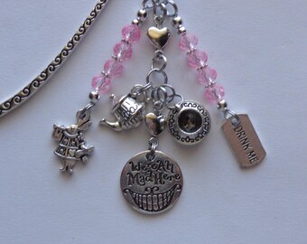 Alice in Wonderland Inspired Tea Time Bookmark.