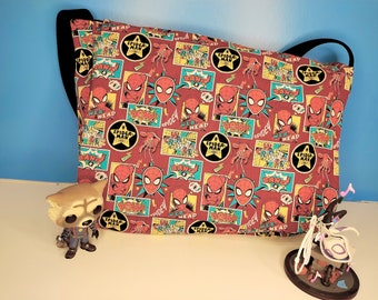 Messenger Bag with Spider Super Hero