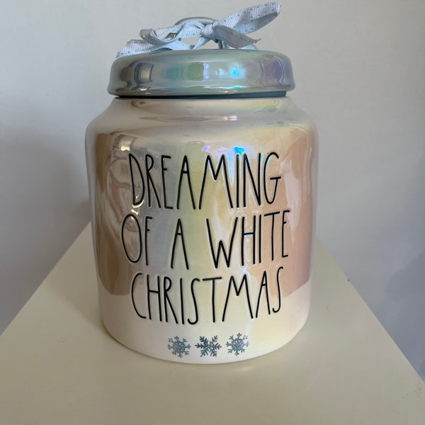 White Ceramic Canister Set Rae Dunn Etsy