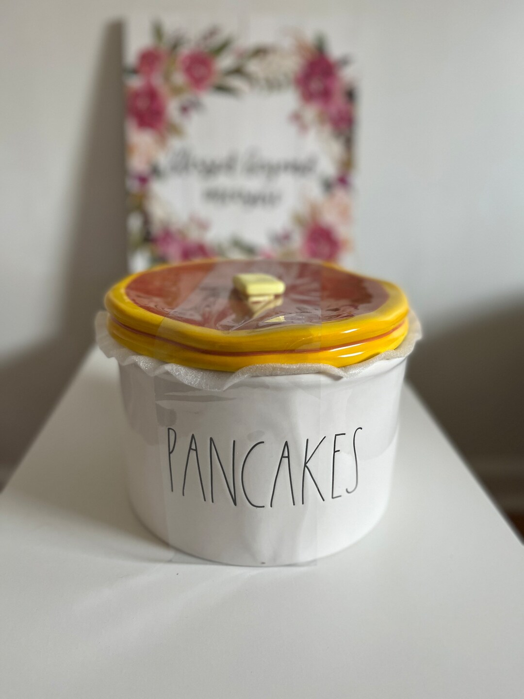 Authentic Rae Dunn Pancakes Jar With Lid to Keep Warm Etsy