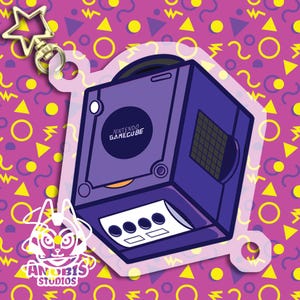 ゲームキューブ アクリルキーホルダー