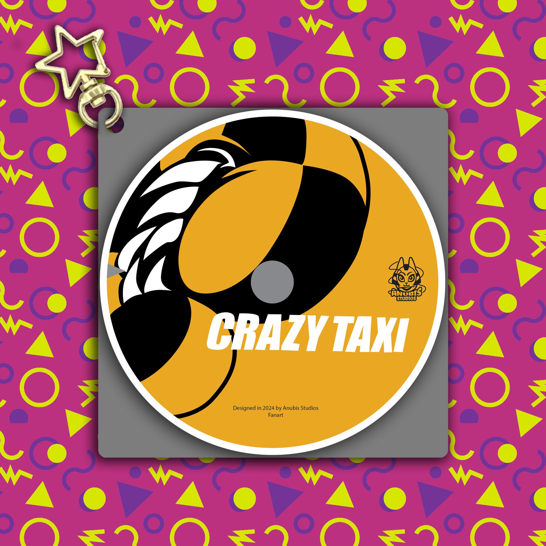Fourreau (boîtier) Personnalisé Pour Le Jeu Crazy Taxi Sur Sega Dreamcast - Neuf, Scellé