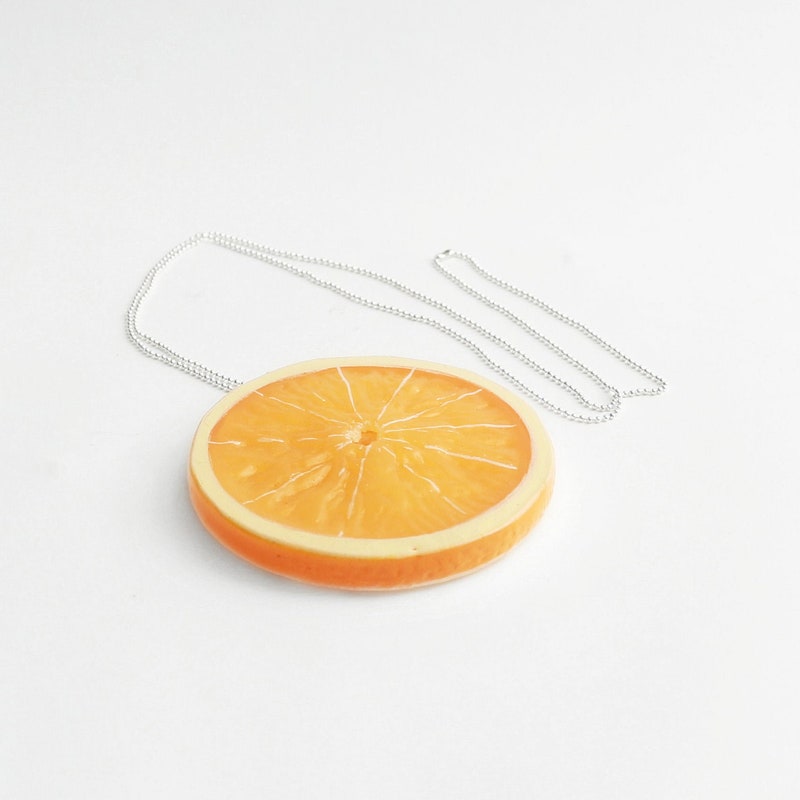 Orange Rope Necklace main image 1