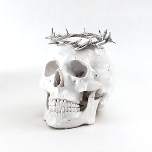 Silver Crown of Thorns Costume Headpiece