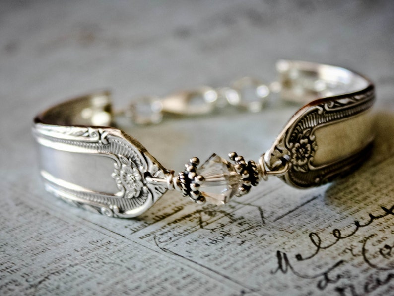 Vintage Silver Spoon Bracelet Pattern Name Cotillion Circa Etsy