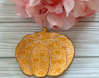 Pumpkin Ring Dish, Sunflower Ring Dish, Gifts For Her, Pumpkin Decor, Sunflower Decor, Pumpkin, Sunflower, Sunflower Dish, Pumpkin Dish,