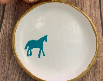 Horse Ring Dish, Gifts For Horse Lovers,  Horse Gifts, Horse, Horse Decor, Equestrian Gifts, Equestrian, Horse Jewelry Dish, Horse Jewelry