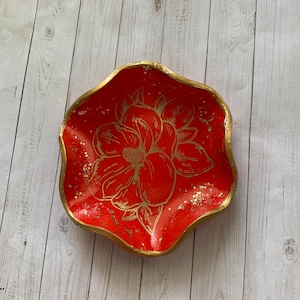 Magnolia Ring Dish, Magnolia Dish, Floral Ring Dish, Magnolia Gifts, Magnolia Decor,  Gifts For Her, Magnolia, Magnolias, Flower Ring Dish