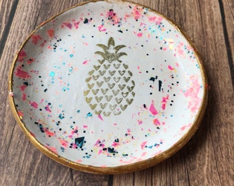 Pineapple Ring Dish, Pineapple Jewelry Dish, Gifts for Teen, Gifts for Her, Pineapple Gifts, Pineapple, Pineapple Decor, Pineapple Jewelry