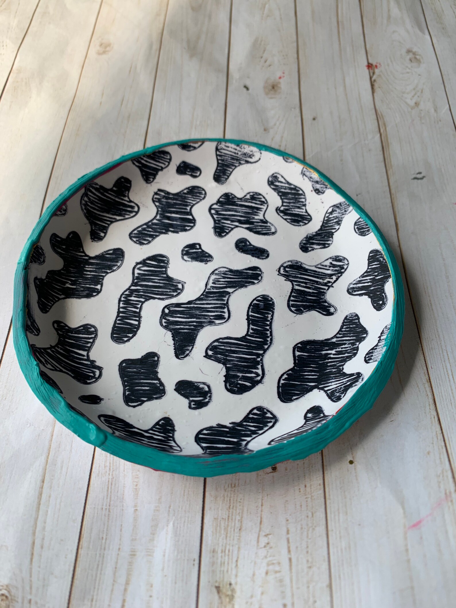 Cow Print Ring Dish Cow Print Dish Gift for Couples Gift Etsy UK