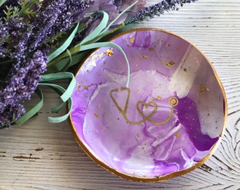 Nurse Ring Dish: Handmade Polymer Clay Trinket Bowl