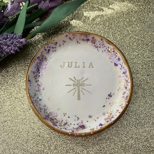Personalized Confirmation Gift: Polymer Clay Ring Dish