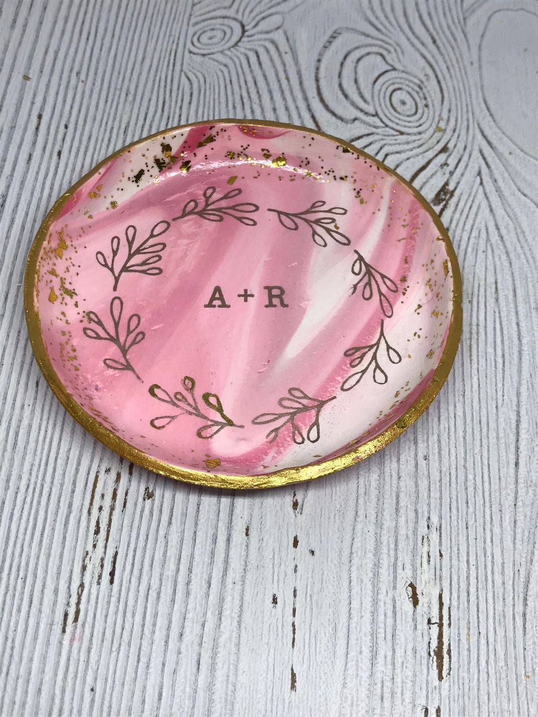 Personalized Jewelry Dish, Monogram Ring Dish, Personalized Ring Dish