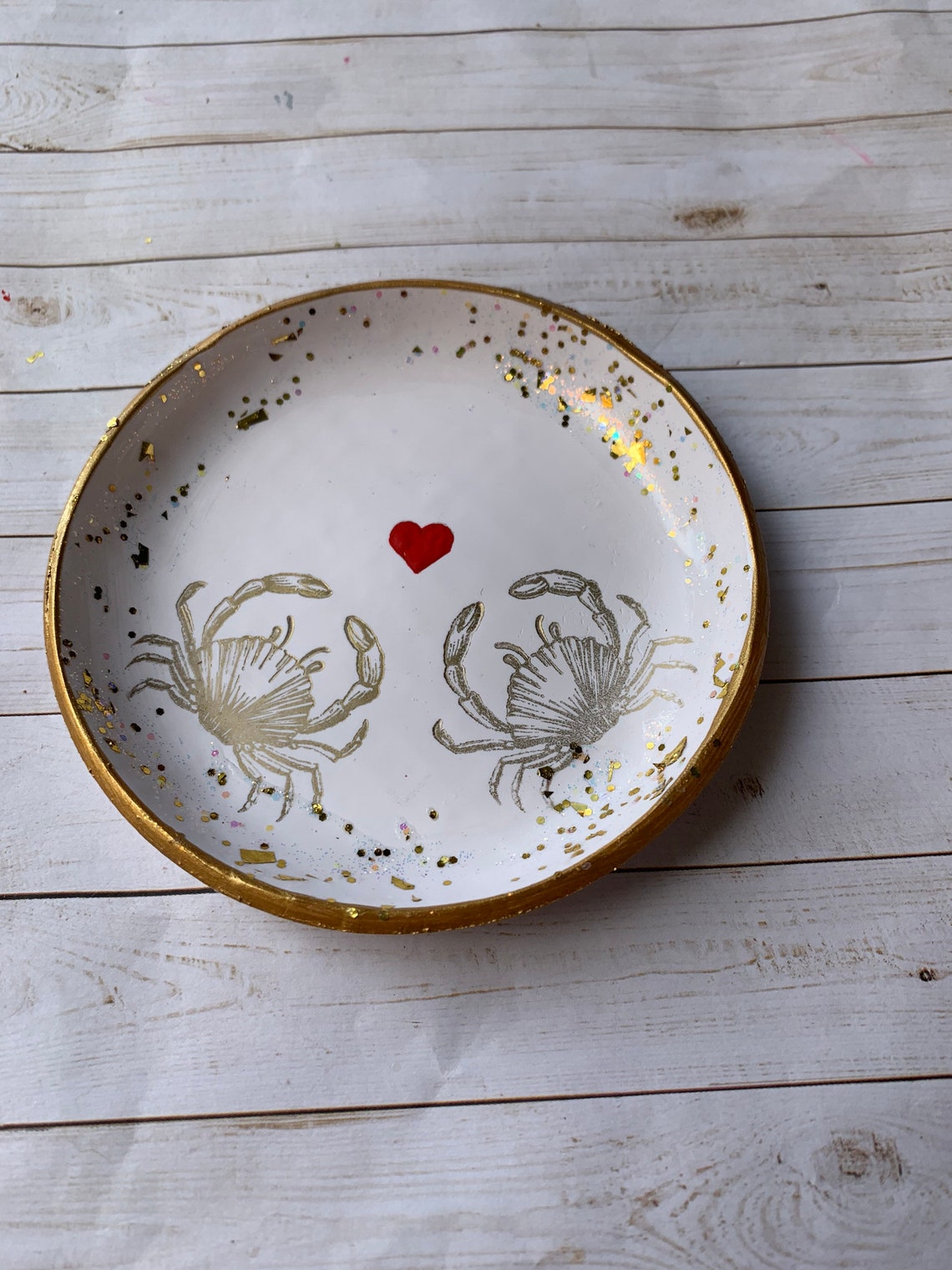 Crab Ring Dish Crab Gifts Crab Catchall Crab Dish Gift For Etsy