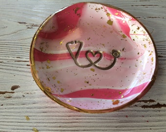 Handmade Nurse Ring Dish: Polymer Clay Stethoscope Jewelry Holder
