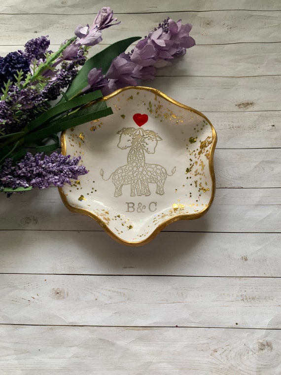 Giraffe Ring Dish, Giraffe Gifts, Giraffe, Giraffe Decor, Giraffes