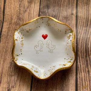 Duck Ring Dish, Duck Gifts, Valentine&#39;s Day, Couples, For Bride,
