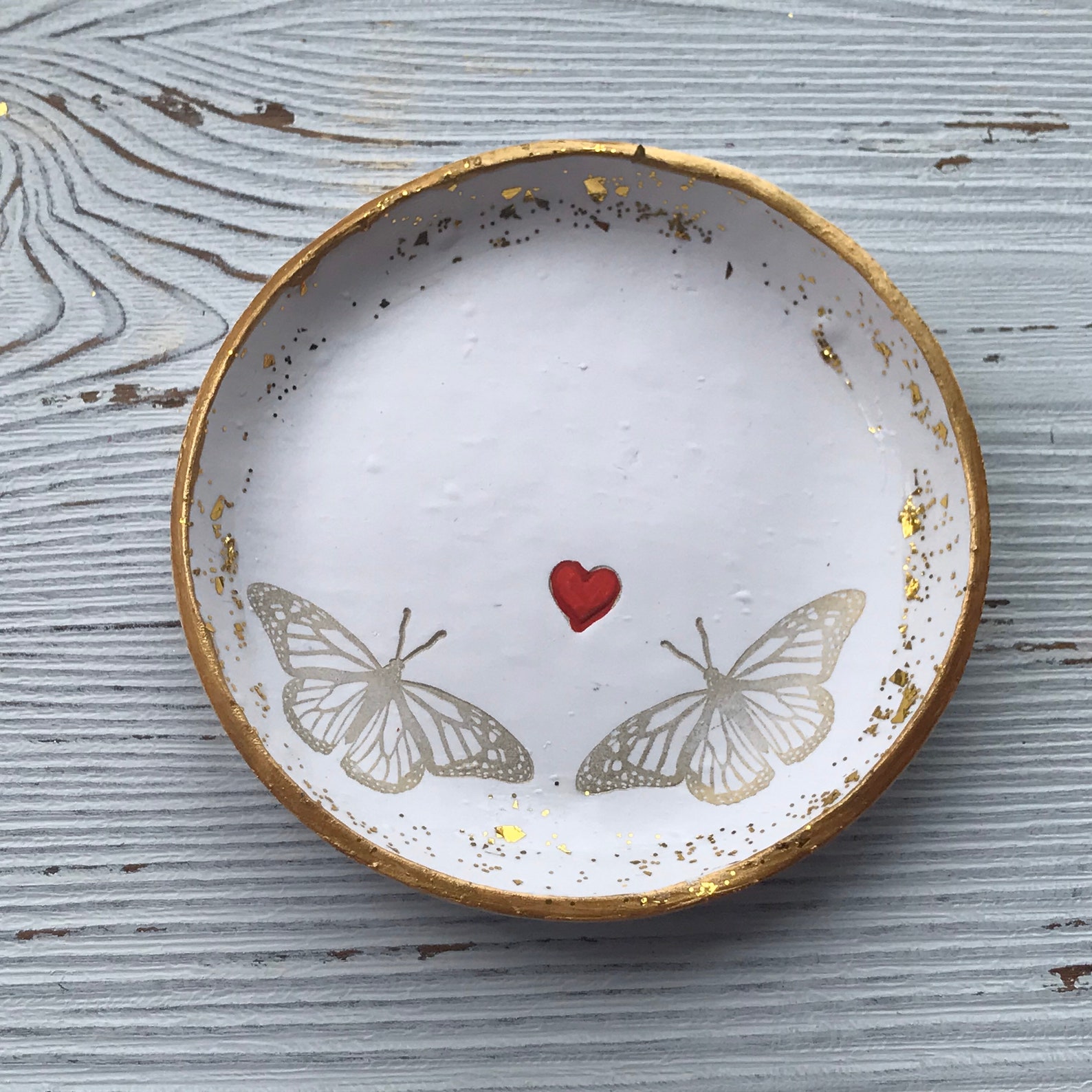 Butterfly Ring Dish Butterfly Gifts Butterfly Love Gift Etsy