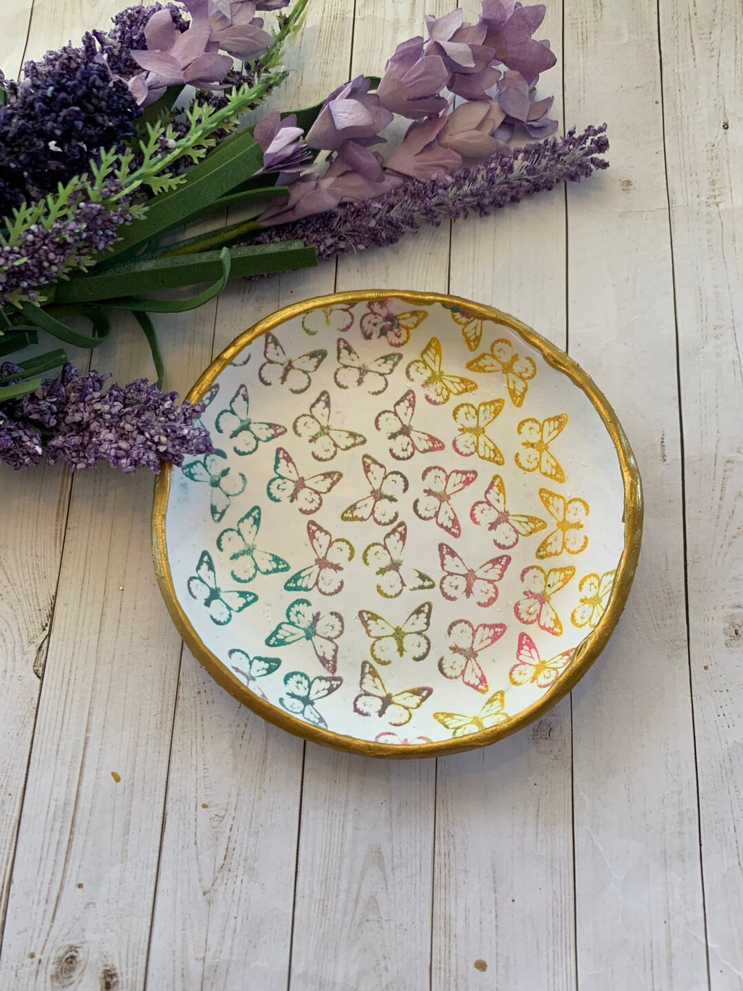 Butterfly Ring Dish Butterfly Gifts Butterfly Love Gift Etsy