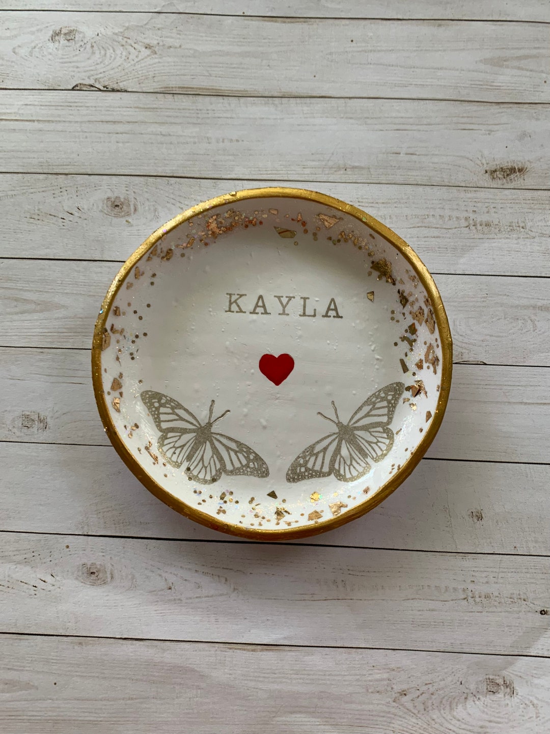 Butterfly Ring Dish, Butterfly Gifts, Butterfly Love Gift, Butterfly Dish, Gift for Couples