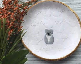 Koala Bear Ring Dish, Gifts For Koala Lovers, Gifts For Her, Koala Decor, Koala Gifts, Koala Bear, Koala Jewelry Dish, Australian Animals