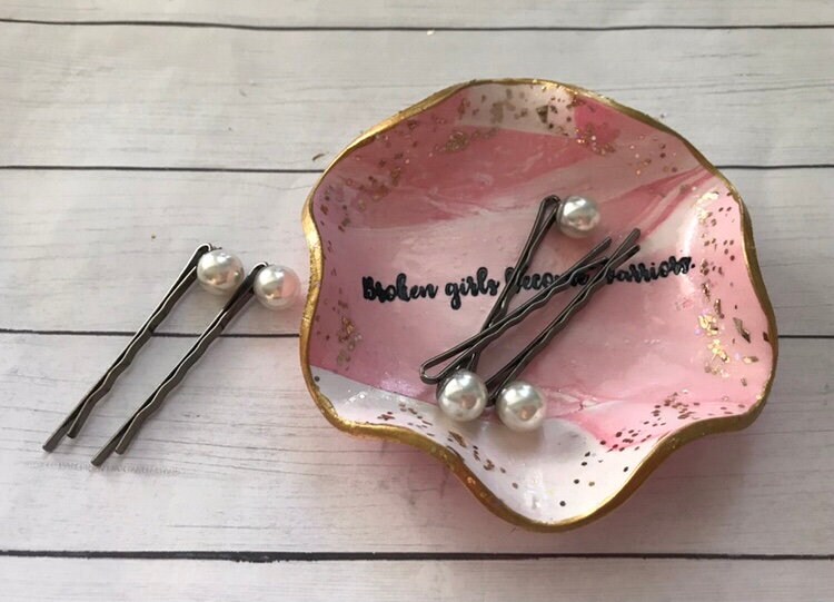 60 Stück Brustkrebs Ermutigungs-Herzen - Holz Anhänger Für Krebspatientinnen