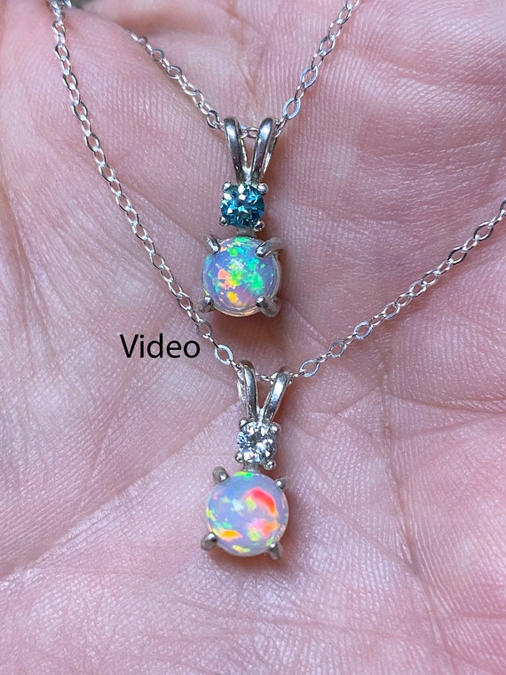 Fire opal deals necklace