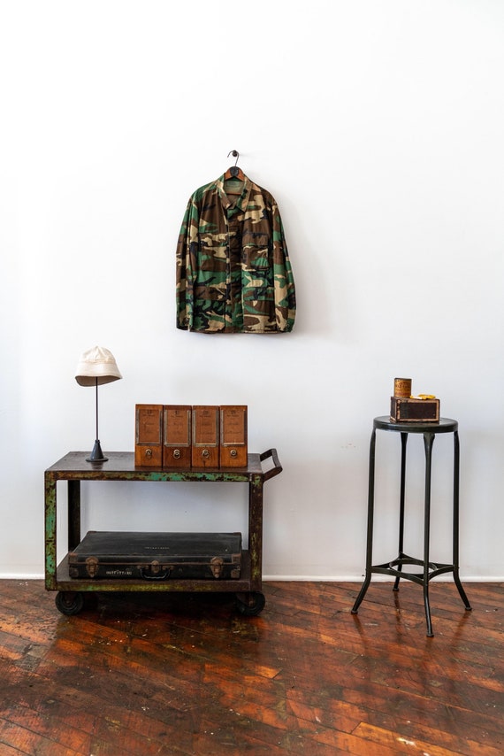 Vintage Military Camouflage Jacket