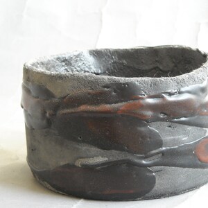 Tea cup/ bowl, in style of matcha, chawan and wabi-sabi image 3