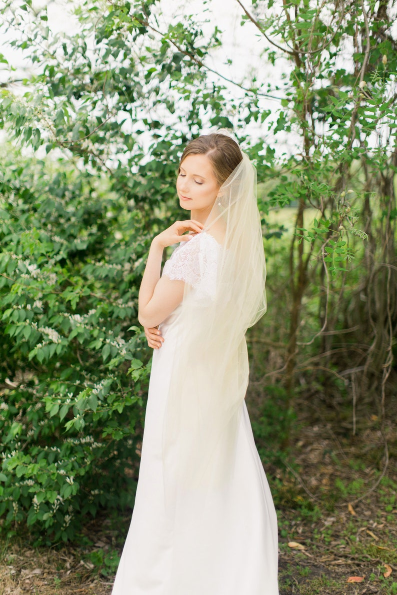Ballet Length Bridal Veil Tulle Wedding Veil Boho Bridal - Etsy