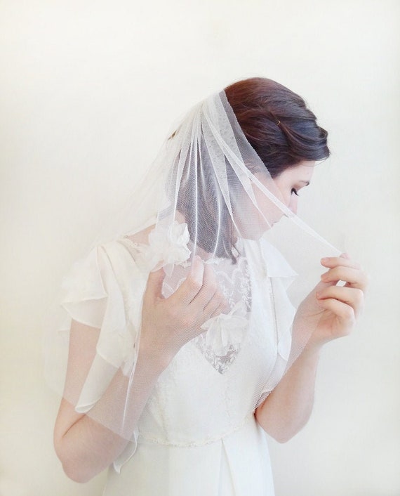 Wedding Veil English Net Veil English Net Short Wedding Veil