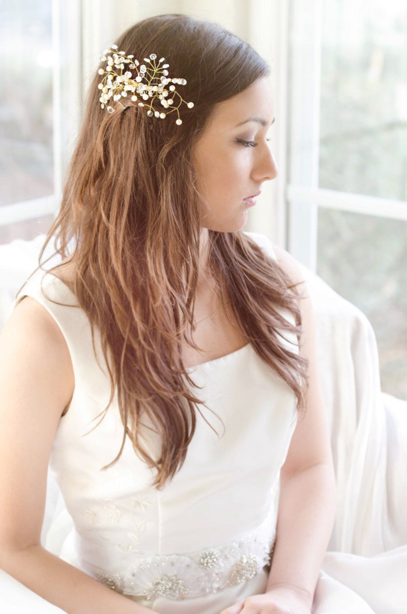 bridal headpieces crystal