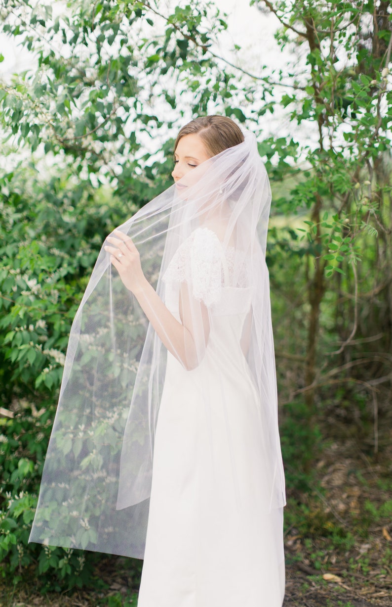 Ballet Waltz Length Bridal Veil Tulle Wedding Veil Two Tier Etsy