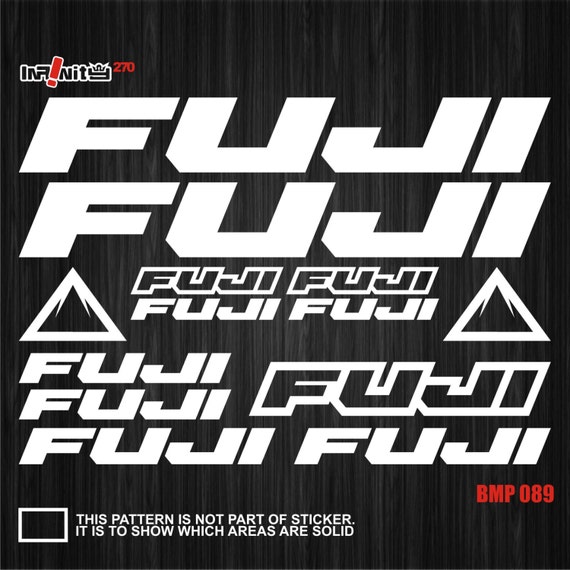 vintage fuji bike decals